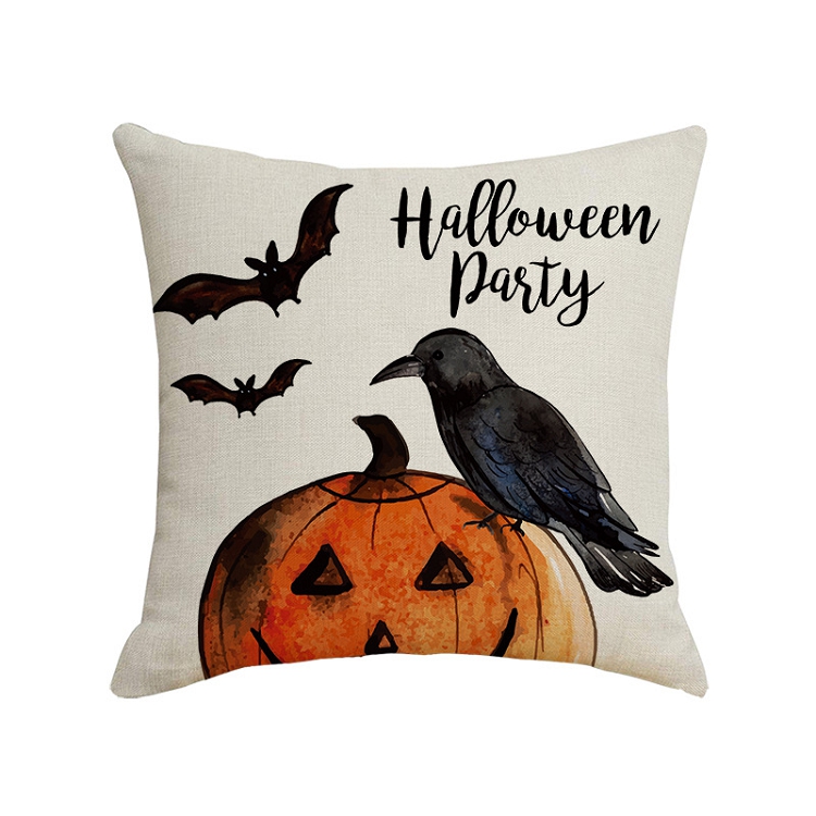 Amazon Halloween pillow case digital printed sofa pillow case pillow case wholesale manufacturers directly for cross-border